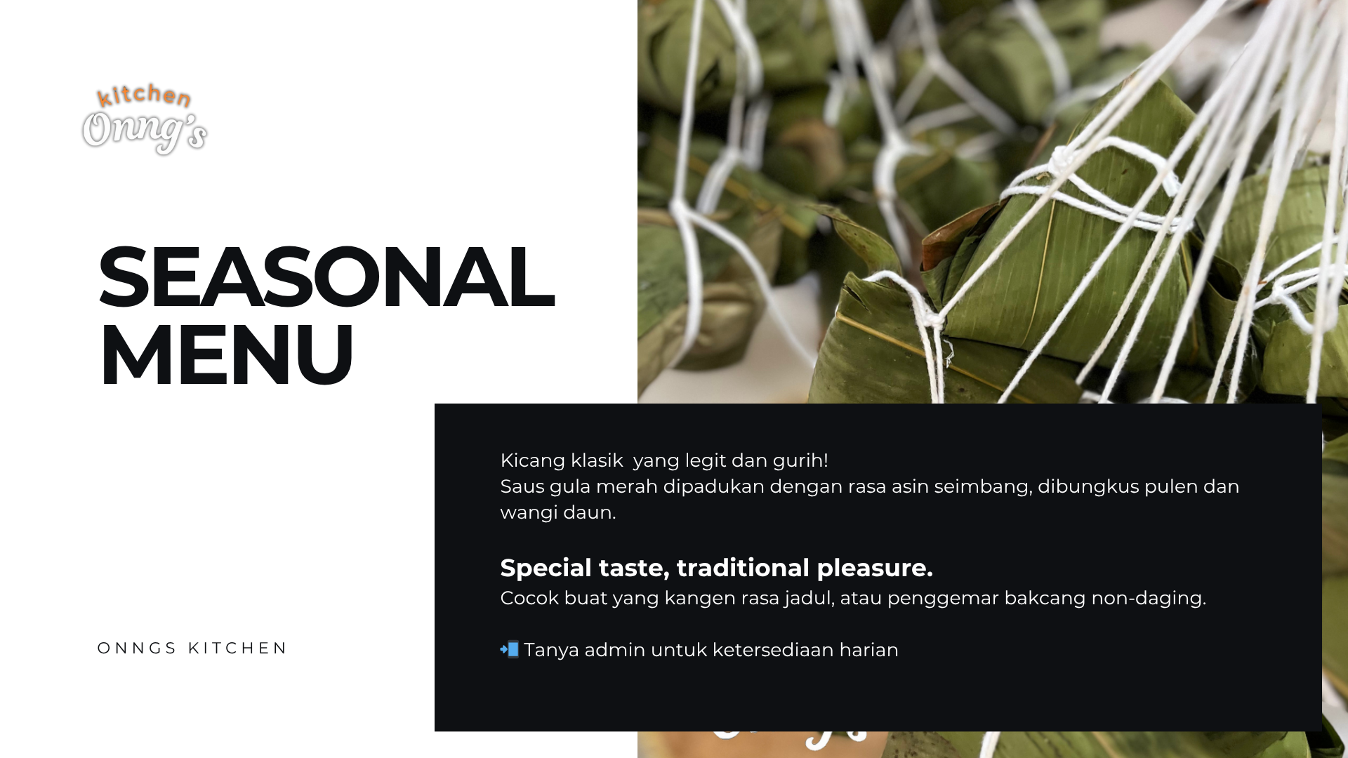 Black Modern Thai Food Presentation.zip - Table of content